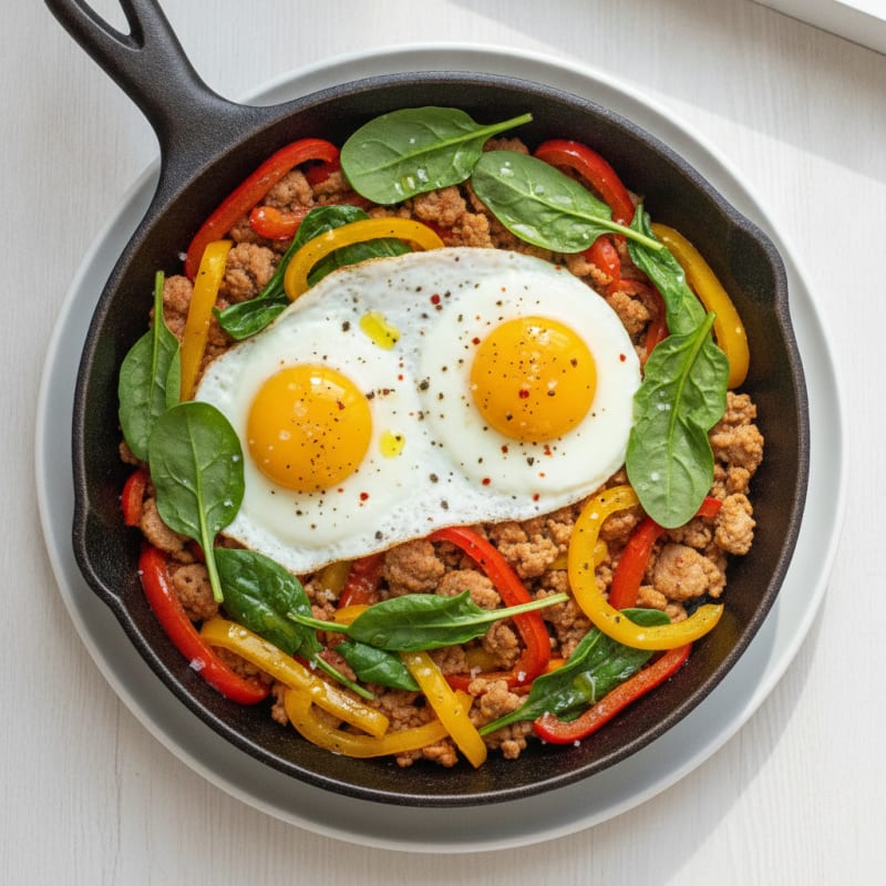 Hearty Grand Slam Breakfast Skillet