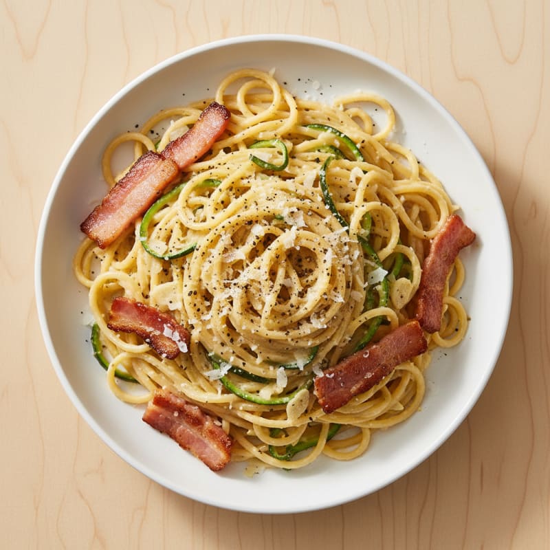Classic Carbonara with Crispy Pancetta