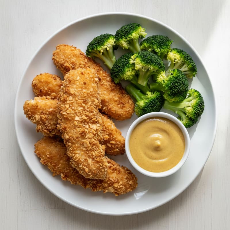 Baked Chicken Tenders with Honey Mustard