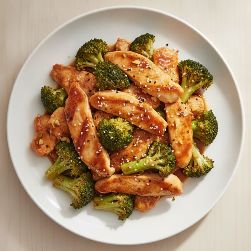 Teriyaki Chicken and Broccoli Stir-Fry