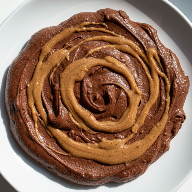 Silky Chocolate Protein Mousse with Almond Butter