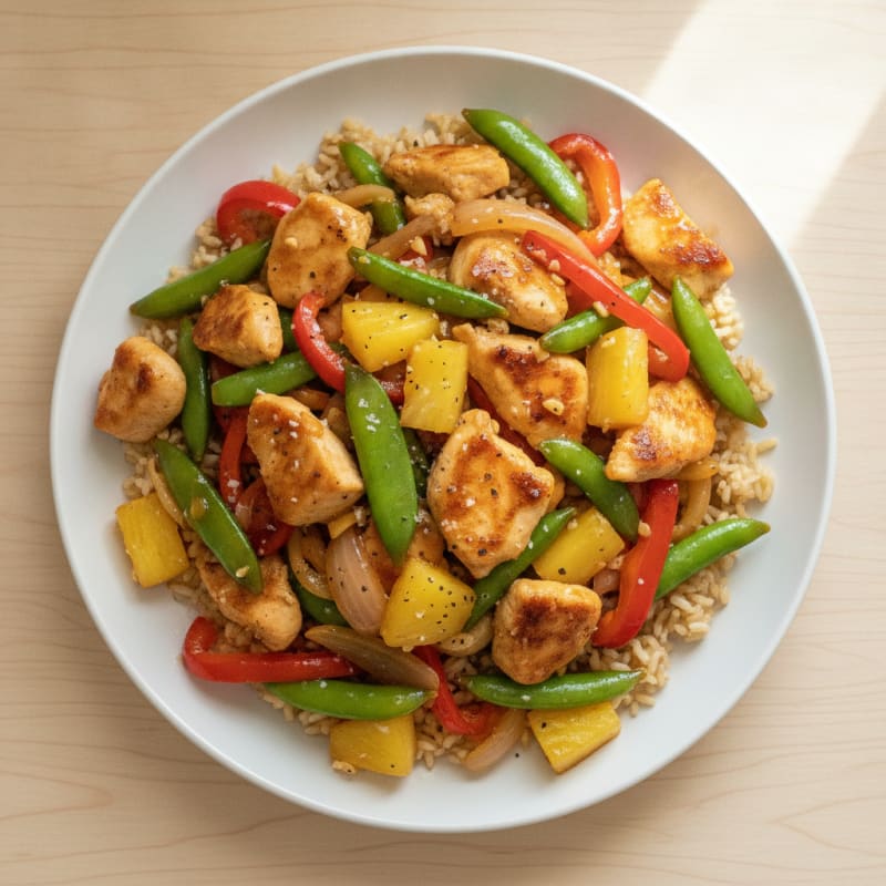 Sweet and Sour Chicken Stir-Fry
