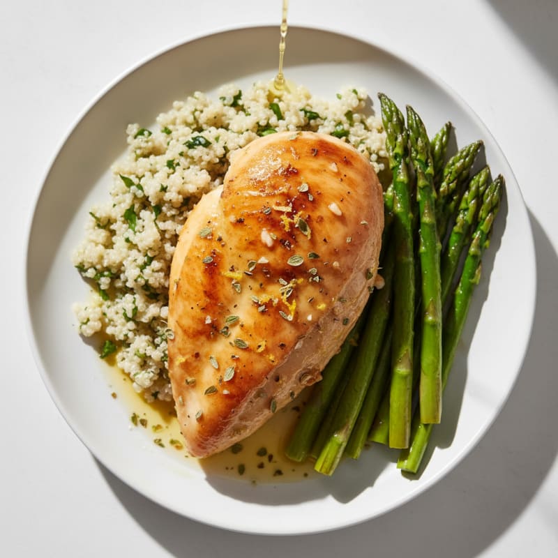 Zesty Lemon-Herb Roasted Chicken Breast