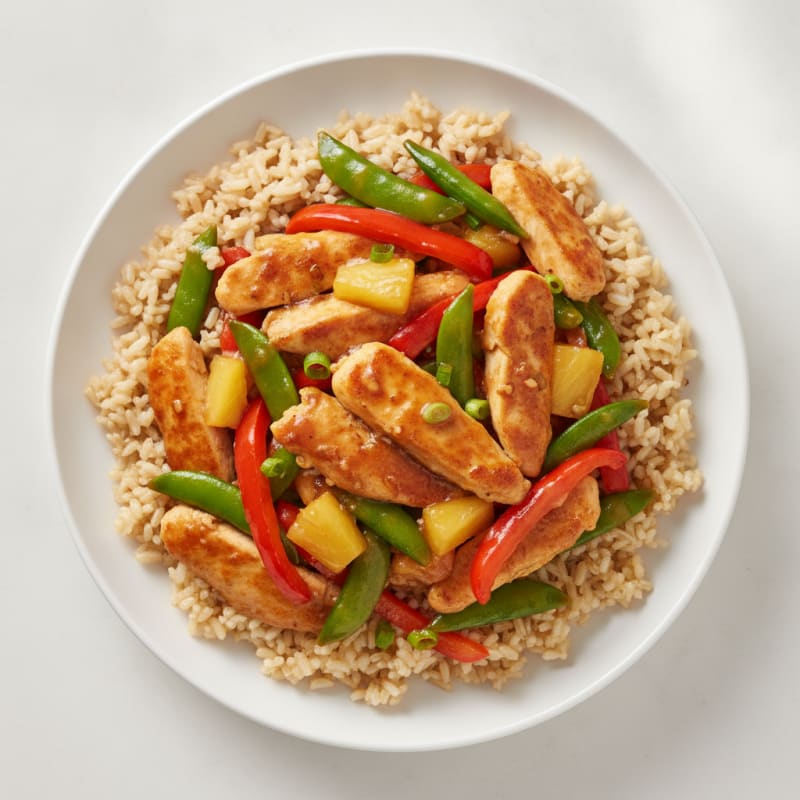 Sweet and Sour Chicken Stir-Fry