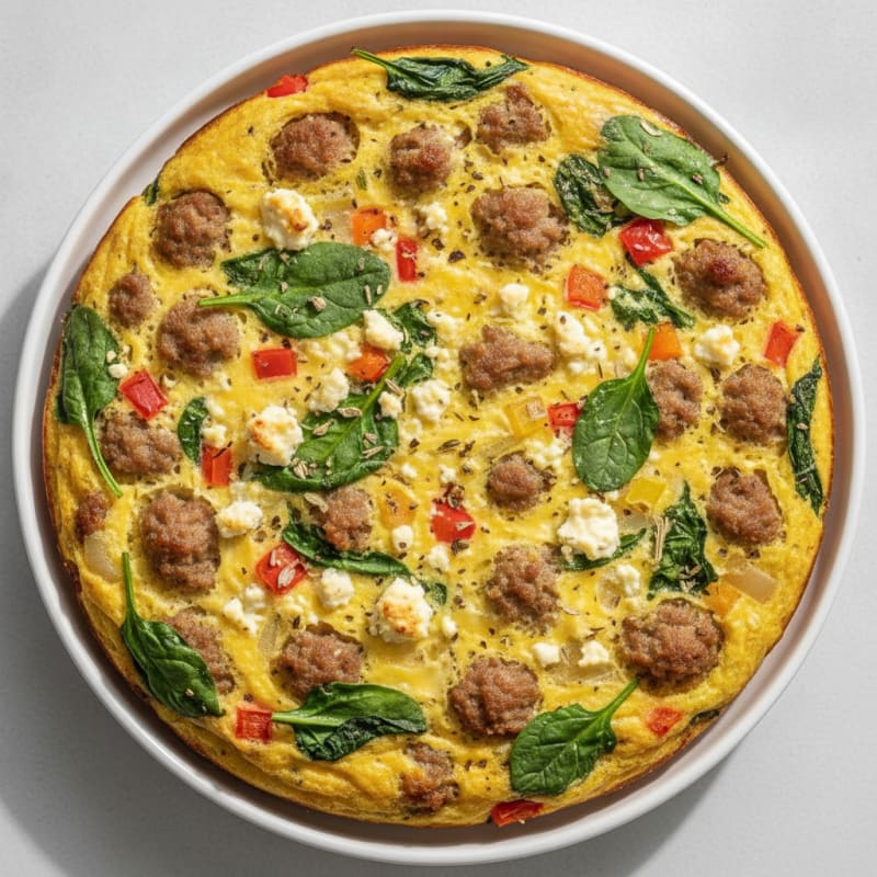 Savory Egg and Sausage Breakfast Bake