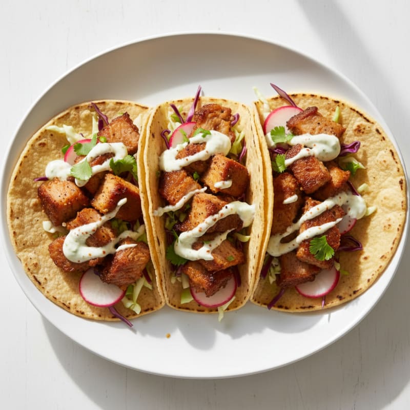 Crispy Chili-Lime Pork Carnitas Tacos