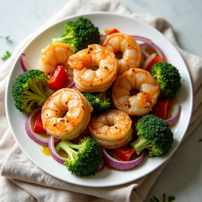 Sheet Pan Citrus-Herb Shrimp with Roasted Broccoli