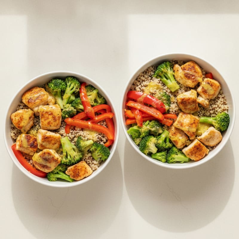 Chicken and Veggie Meal Prep Bowls