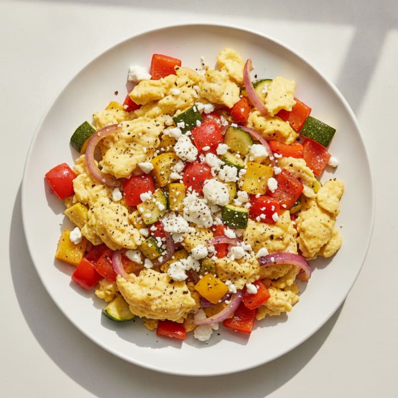 Breakfast Scramble with Roasted Vegetables