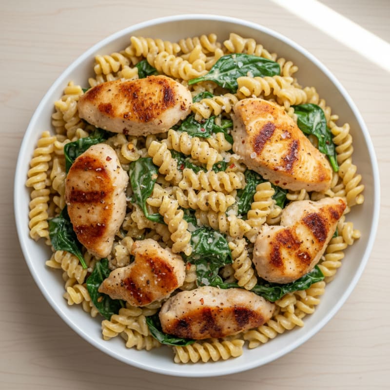 Creamy Garlic Parmesan Chicken Pasta