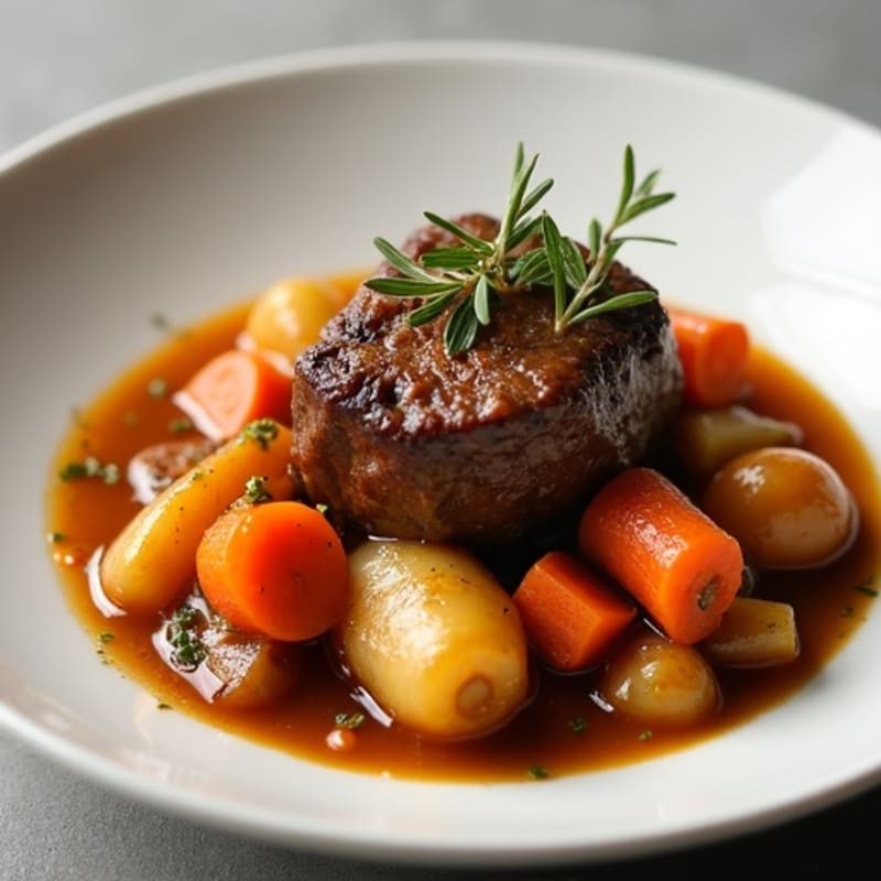 Tender Lamb Shank Stew with Hearty Root Vegetables