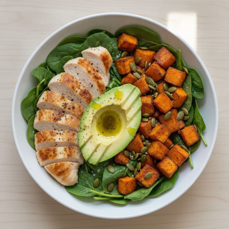 Chicken and Sweet Potato Power Bowl