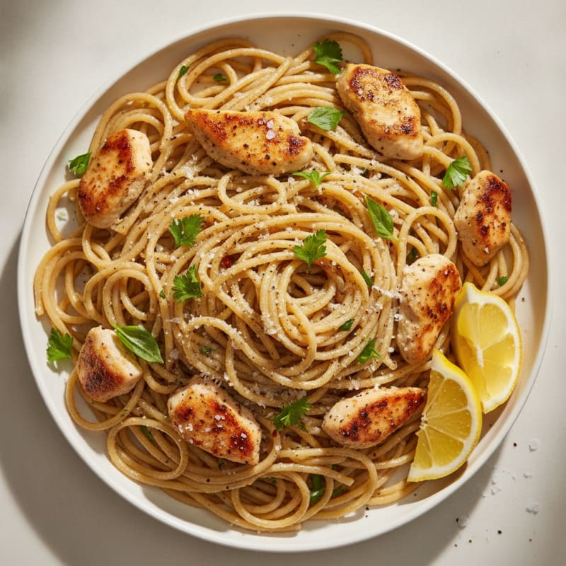 Speedy Garlic Herb Pasta