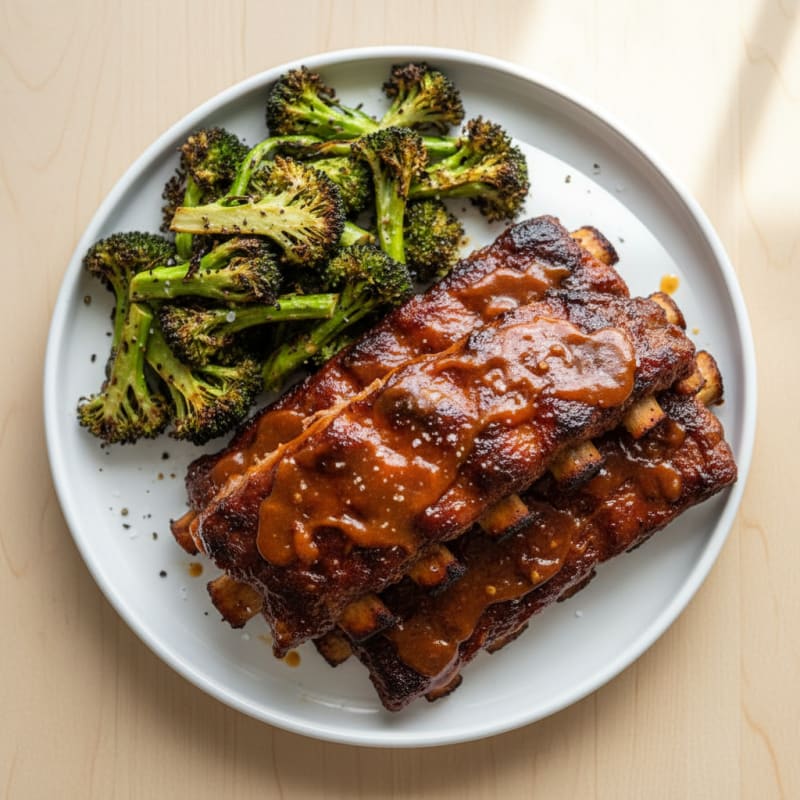 Smoky Honey-Glazed BBQ Ribs