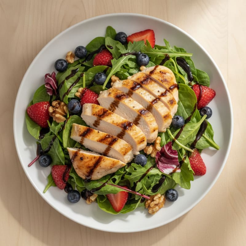 Grilled Chicken and Berry Salad