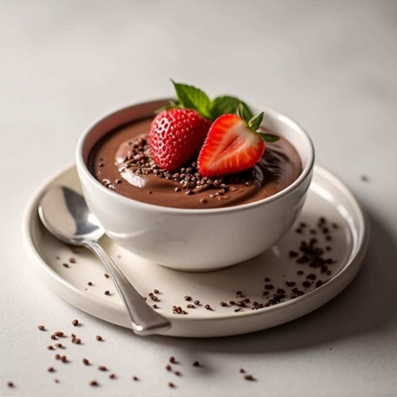 Silky Chocolate Protein Pudding