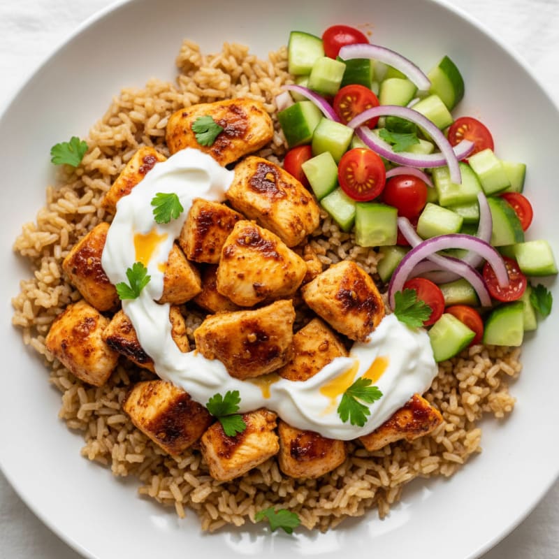 Chicken Shawarma Rice Bowl