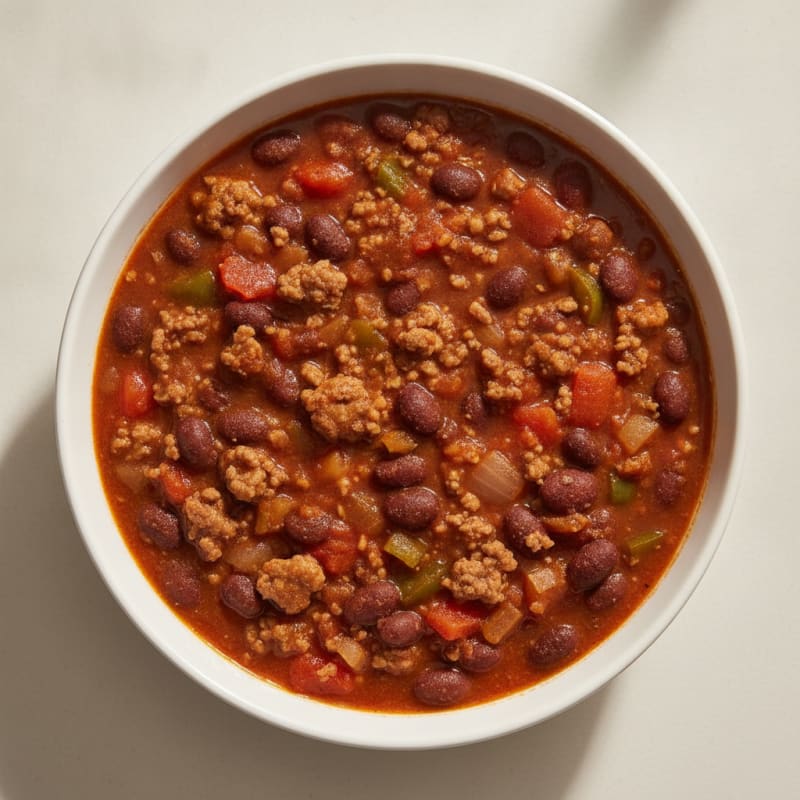 Beef and Black Bean Chili