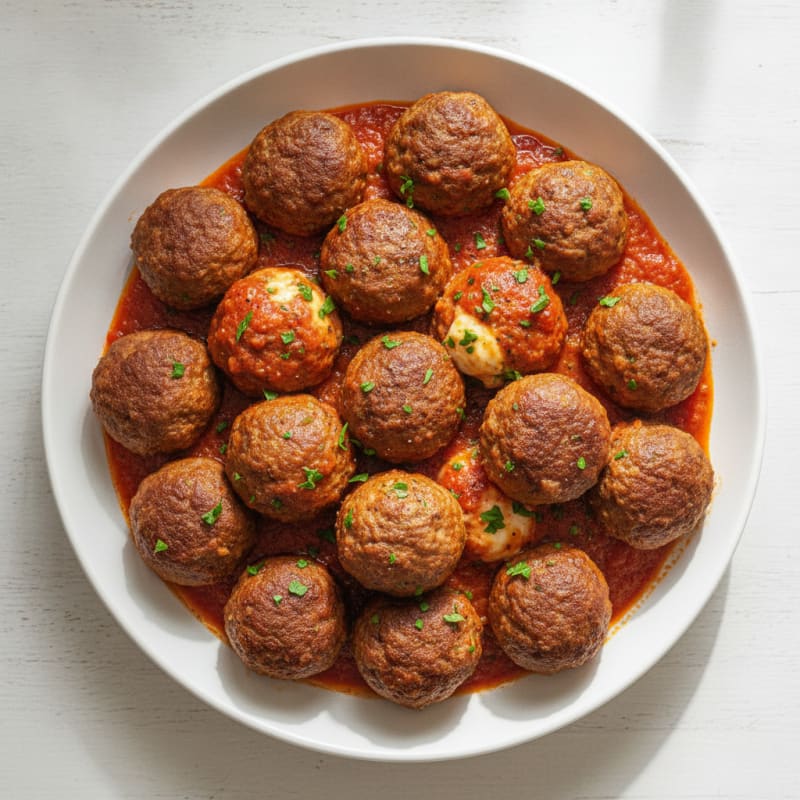 Classic Beef Meatballs in Marinara