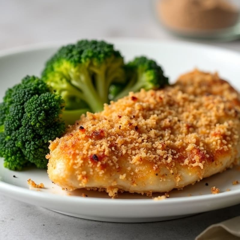 Oven-Baked Chicken Tenders with Roasted Broccoli