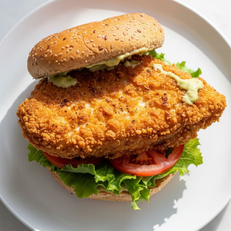 Crispy Buttermilk Fried Chicken Sandwich