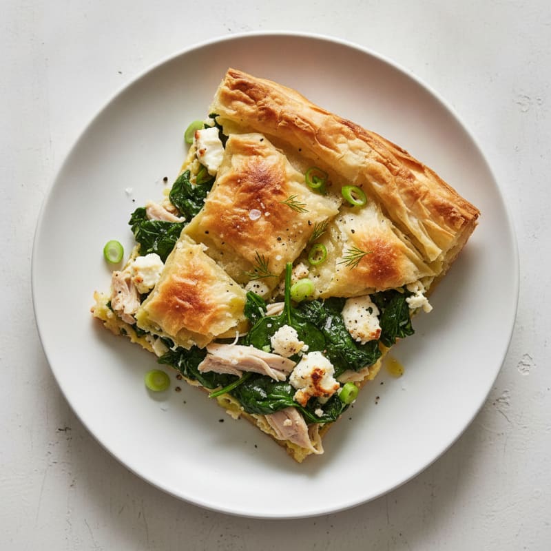 Spinach and Feta Phyllo Pie