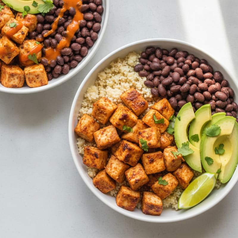 Chipotle Chicken and Black Bean Bowls