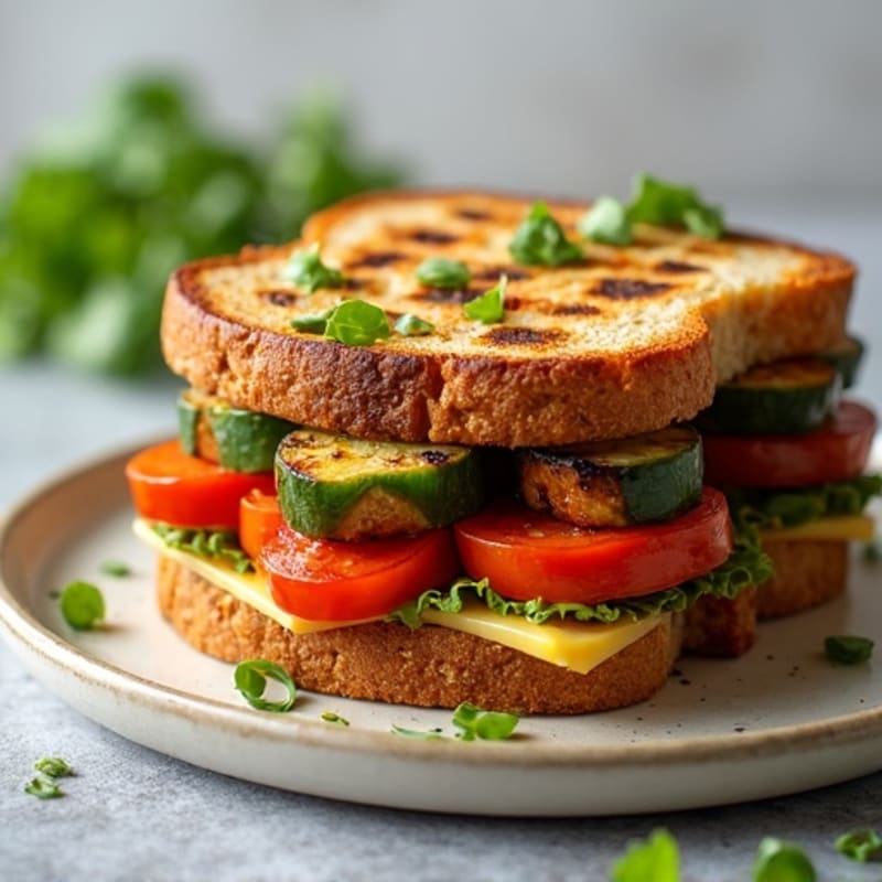 Hearty Grilled Vegetable Sandwich