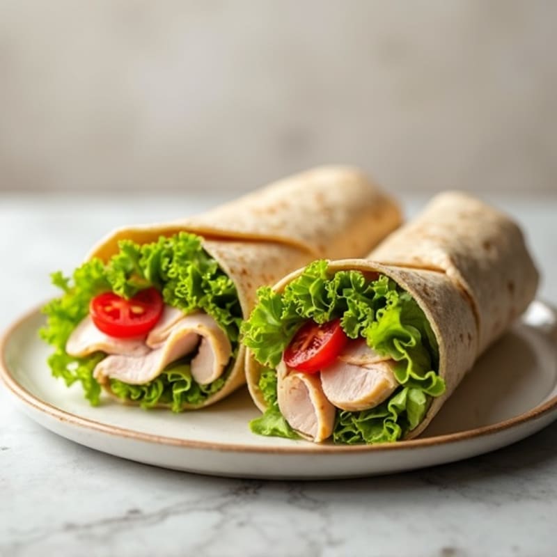 Lean Turkey and Creamy Avocado Wrap