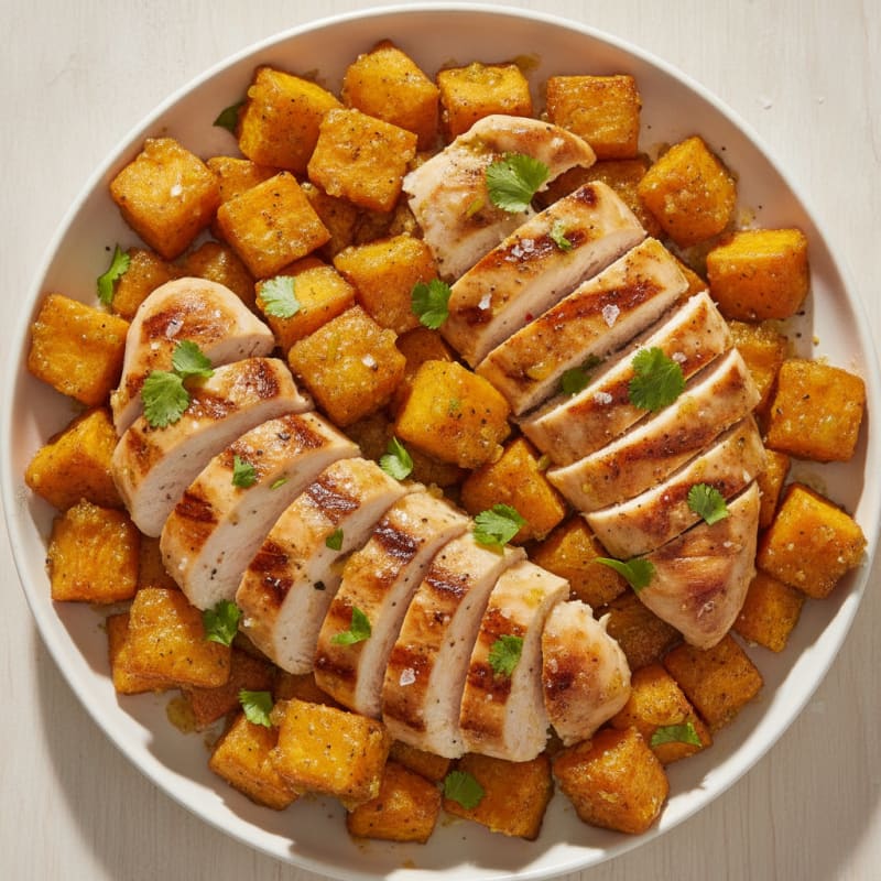 Roasted Sweet Potato with Honey-Lime Glaze
