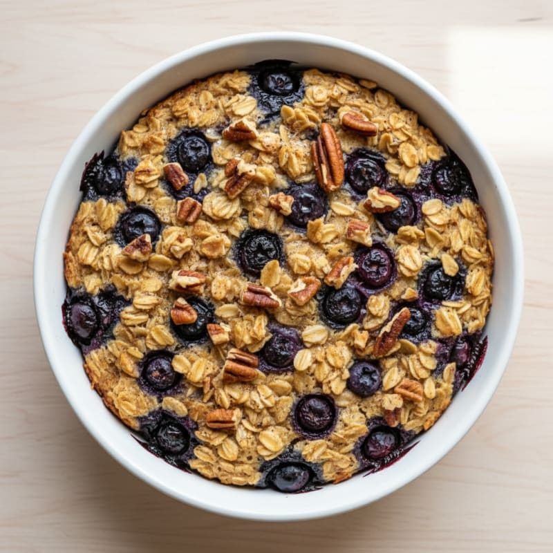 Baked Berry Pecan Oatmeal