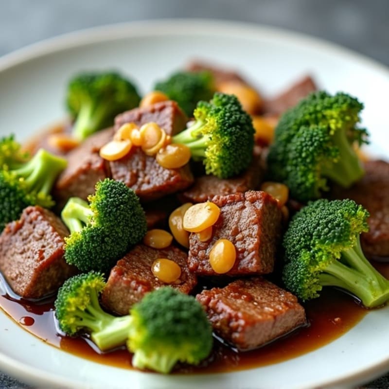 Ginger-Garlic Beef and Broccoli Stir-Fry