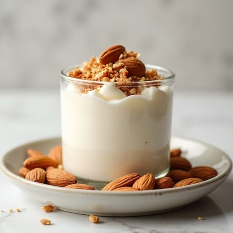 Creamy Greek Yogurt Protein Parfait with Almonds