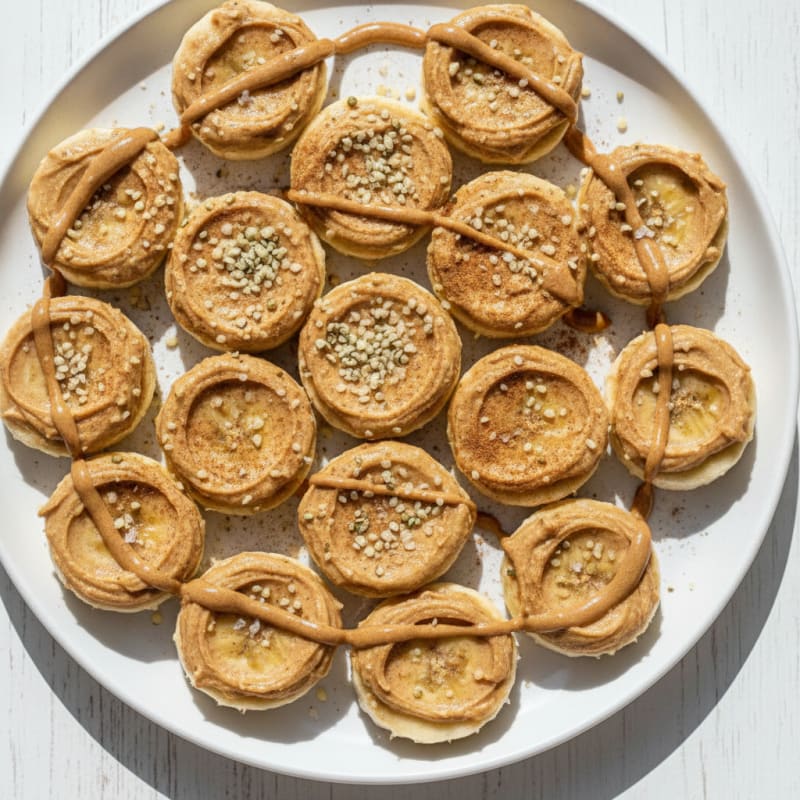Almond Butter Banana Bites