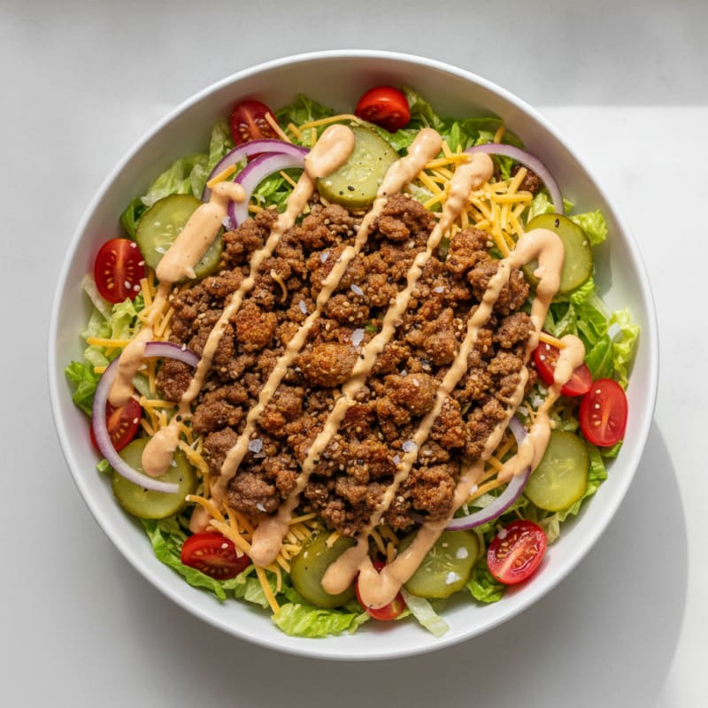 Big Mac Inspired Protein Power Bowl