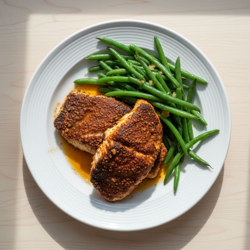 Crispy Cajun Blackened Catfish Fillets