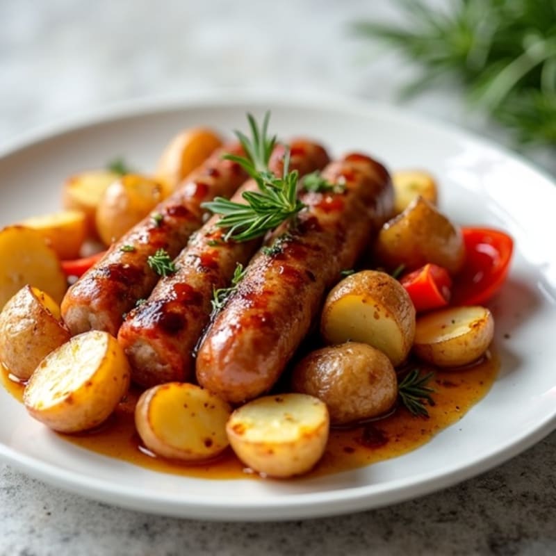 Herb-Roasted Sausage and Potato Bake