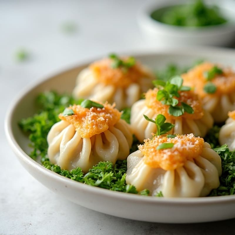 Lightened-Up Shredded Chicken and Herb Dumplings