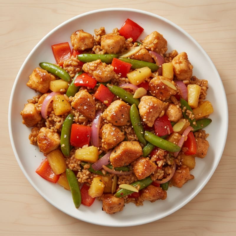 Sweet and Sour Chicken Stir-Fry