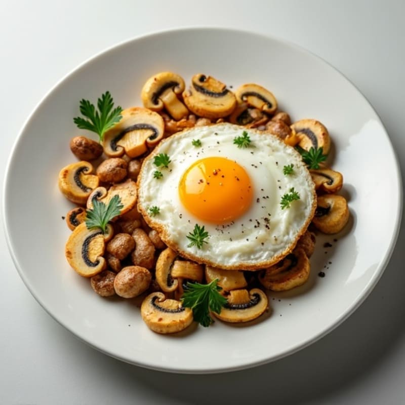 Roasted Garlic Butter Mushrooms