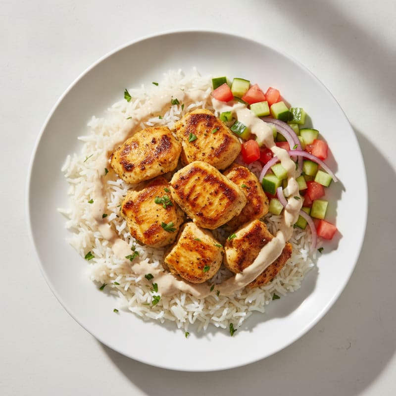 Chicken Shawarma Rice Bowl