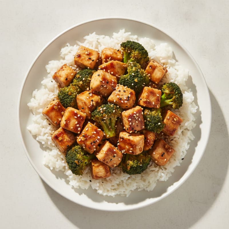 Clean Teriyaki Chicken and Broccoli Stir-Fry
