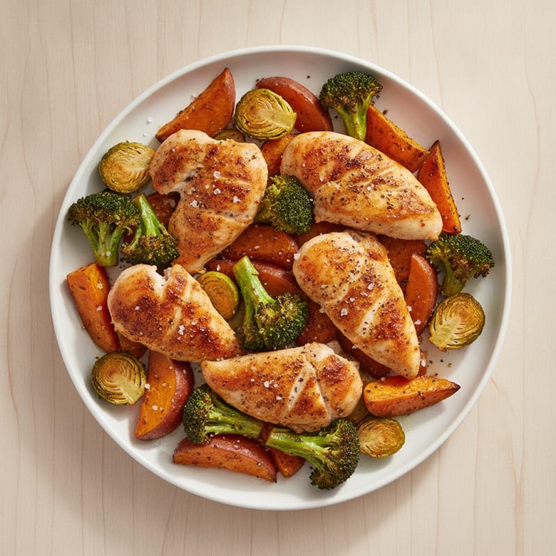 Sheet Pan Chicken and Roasted Vegetables
