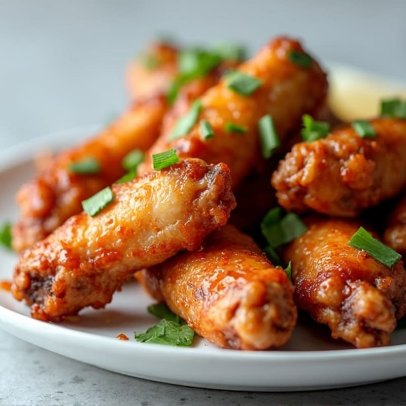 Crispy Baked Honey-Garlic Chicken Wings