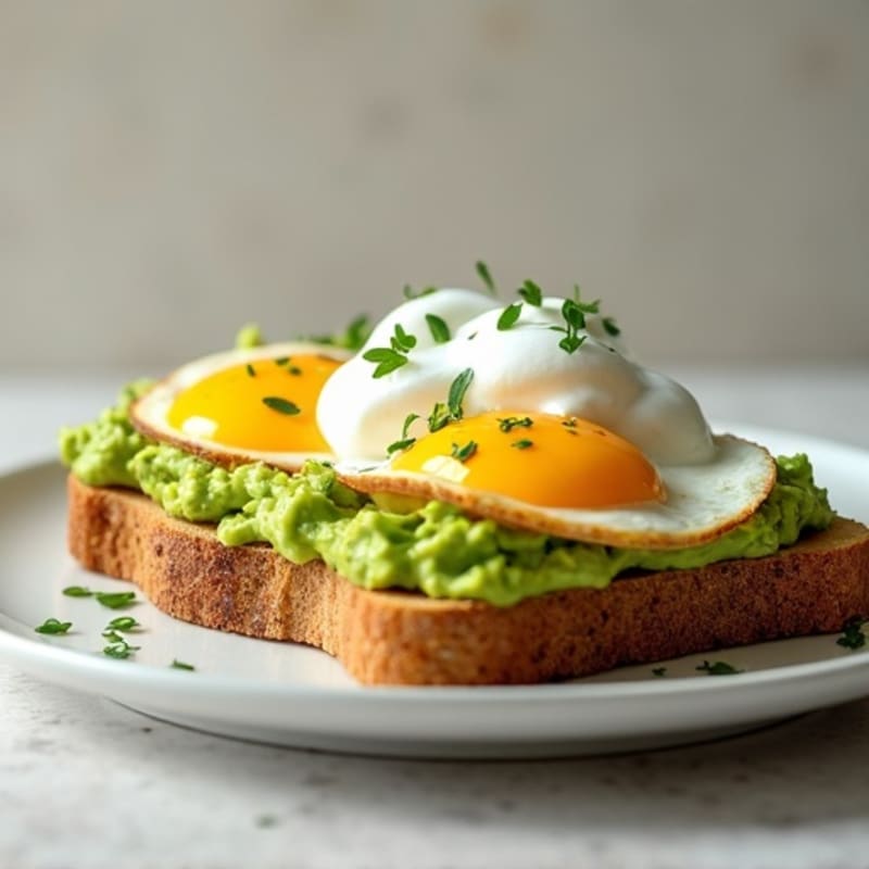 Creamy Avocado Whole Grain Toast