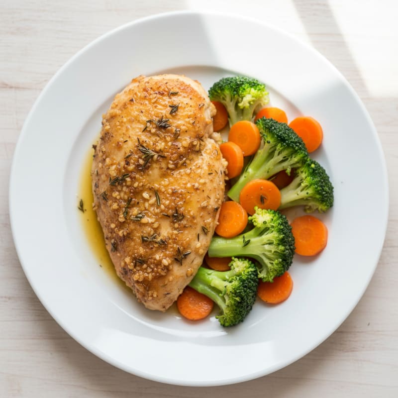 Crispy Roasted Chicken with Herbs