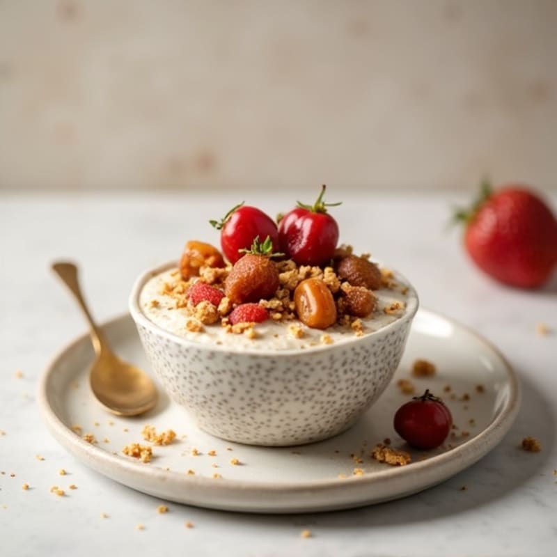 Creamy Maple Date Chia Pudding