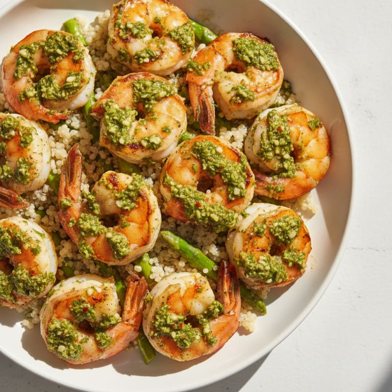 Grilled Argentine Shrimp with Chimichurri