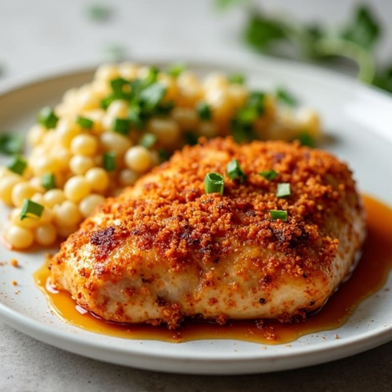 Crispy Baked Chicken with Sweet and Spicy Glaze