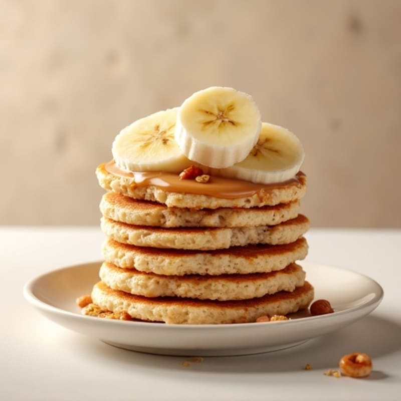 Almond Butter Banana Rice Cake Stack